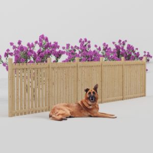 raiclone wood fence house garden preview